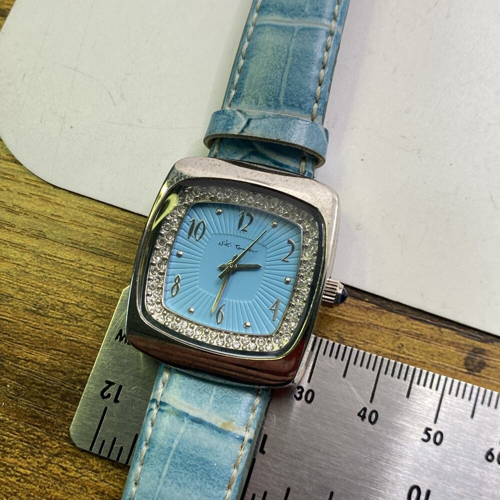Nikki Taylor Womes Vintage Rhinestone Watch New Battery - Picture 4 of 9